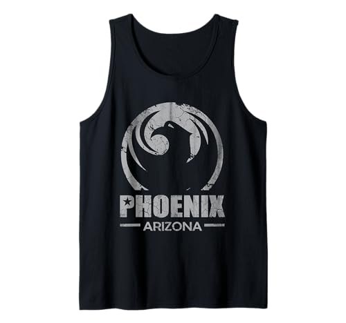 Phoenix Arizona Flag Vintage Distressed Canotta