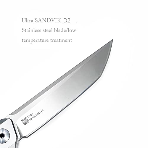 Sanrenmu 1161 Pocket Folding Knife D2 Stainless Steel Blade Flipper Ball Bearing Outdoor Camping Survival Tool Edc Knife … (1161) #TOP2