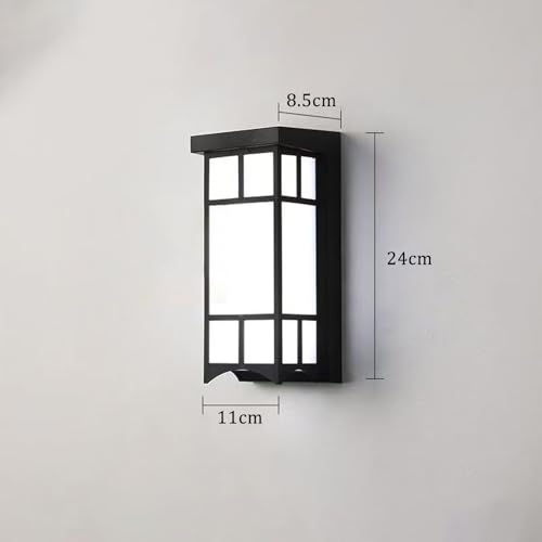 Applique murale intérieur/extérieur moderne rectangulaire lumière blanche - 2
