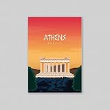 Athens sunset poster 5