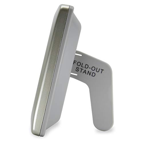 Acurite 13.5” Large Digital Indoor Wall Clock With Intelli-Time Technology (75173M), Champagne #TOP4