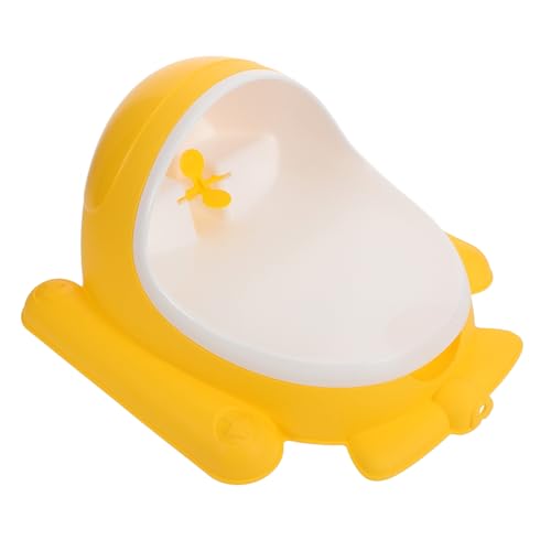 HAPINARY 男の子用壁掛け小便器 漫画デザイン 幼児用立ち小便トレーニングトイレ プラスチック製 軽量 コンパクト 子供用便器 家や幼稚園に適したベビー用品