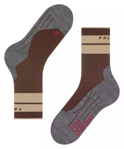 FALKE Damen Wandersocken TK Stabilizing W So Wolle Funktionsmaterial antiblasen dick 1 Paar, Braun Chestnut 5534, 39-40 – Ansicht 8
