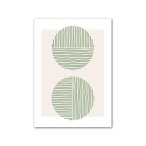 Feuilles géométriques sur toile abstraite pour moderniser sa déco