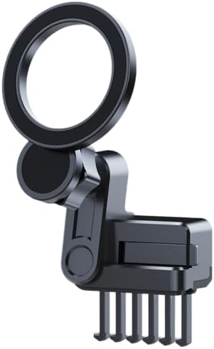 Elecphbo Phone Mount Designed for Tesla Model 3 Model Y, Magnetic Phone Holder Compatible with MagSafe for iPhone 16 Pro Max Plus 15 14 13 12 Mini and All Other Phone with Steel-Rimmed Cases