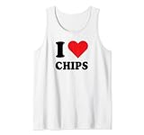 Vous aimez grignoter des chips ? Prenez cette chemise I Love Chips aujourd'hui.