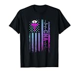 CNA Job Certified Nursing Assistant USA Flag T-Shirt