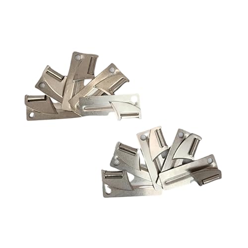 Silver P-38 Compact Manual Can Opener for Keychain 10-Pack