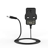 15V 1.4A 21W AC/DC Power Adapter Charger Replacement for Alexa Echo (1st and 2nd Gen), Echo Plus 1st Gen, Echo Show 1st Gen, Echo Fire TV 2nd Gen, Echo Link UK Plug Power Cord Charger- Black - Image 1