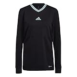 adidas Herren REF 22 JSY LS Langärmliges T-Shirt, Schwarz, M