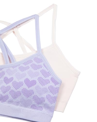 Hanes Girls' ComfortFlex Fit Seamless Racerback Bra 2-Pack3