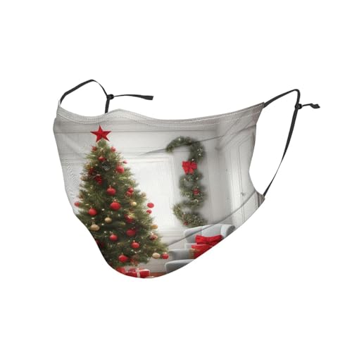 YYHWHJDE Mascarillas para adultos, lavables, suaves, transpirables, adecuadas para camping, correr, viajes, uso diario, 5 unidades