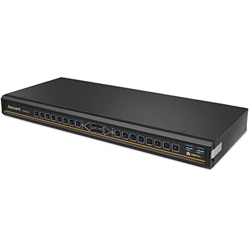 Image of Vertiv Avocent SwitchView Matrix KVM, 8 Port Matrix KVM, Single Head, Dual Head, DisplayPort, HDMI, DVI-D, TAA Compliant, Cursor Navigation Switching (CNS), USB 3.0 (SVM180DPH-400)