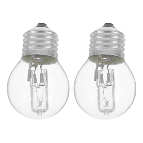 UKCOCO Lampadina da Forno E27: 2 Pezzi Lampada Lava Dimmerabile - Resiste a 300° Gradi - Caldo Lampadina per Lampada di Sale per Forni,Lava,Microonde