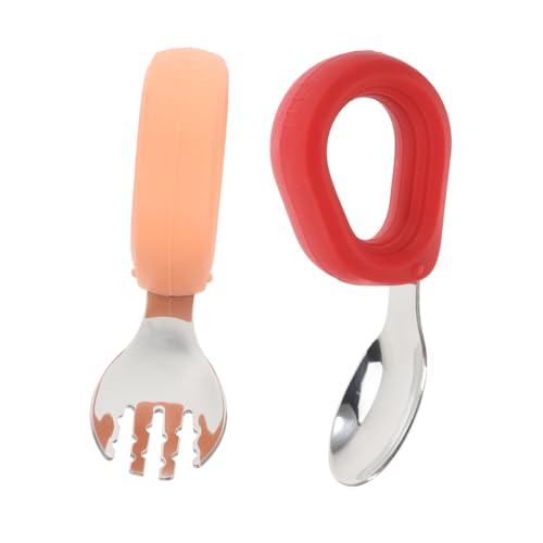 NULYLU 2個不??スプー フォーク 点 用 ーニ 用 食洗機対応 付 の食事用具