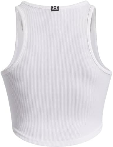 Under Armour UA Rival Rib Tank Kadın Atlet White / / White MD - Görsel 3