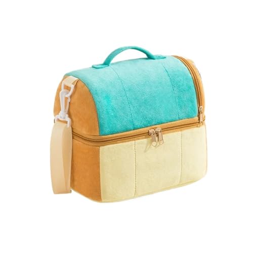 Bolsa de almuerzo aislante a prueba de fugas de PVC, 23 x 19 x 15 cm, multicolor(Green)