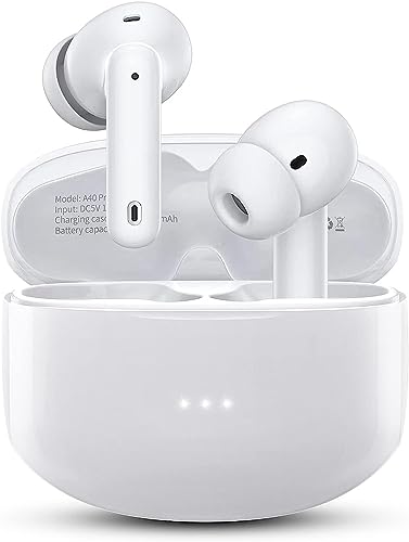 SER FLYMON In-Ear Ohrhörer mit HD Mikrofon, Kopfhörer Kabellos Bluetooth HiFi Stereoklang, Wireless Earbuds IPX7 Wasserdicht, Wireless Kopfhörer 30h Spielzeit, Touch Control für iPhone/Android