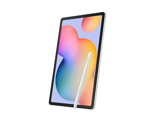 سامسونج تابلت جالكسي تاب اس 6 لايت بمعالج ثماني النواة 1.8GHz وذاكرة تخزين 128GB RAM 4GB وواي فاي وقلم S وشاشة FHD مقاس 10.4 انش بنظام اندرويد اخضر فاتح ضمان لمدة عام واحد/اصدار محلي