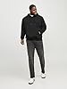 Jack & Jones Men's Jjecorp Logo Sweat Noos 12137054 Hoodie, Black (Black Detail:reg Fit), M UK #4