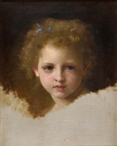 Image Sur Toile Portrait de Fillette au Ruban œuvre Bouguereau
