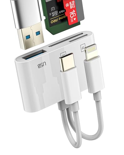 USB C Lightning SD lettore di schede USB (3 in