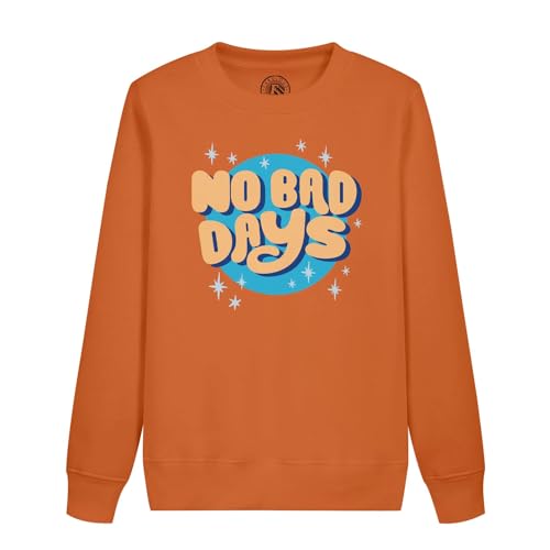Sweatshirt enfant imprimé message positif avec typographie graphique moderne