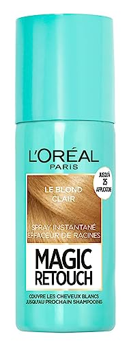L'Oréal Paris Spray Instantané Correcteur de Racines & Cheveux Blancs, Magic Retouch, Blond Clair, 75 ml, Lot de 3