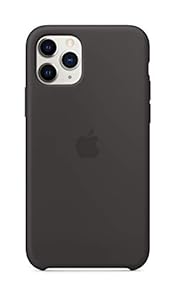 Apple Silikon Case (für iPhone 11 Pro) - Schwarz - 5.8 Zoll
