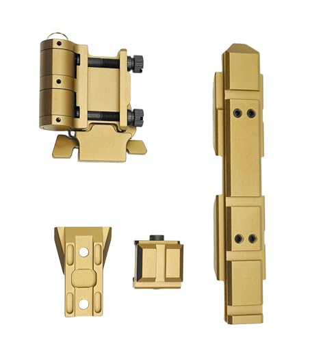 CARFLY G33 Rail Mount, CNC Machined Flip to Side Mount, Cag Rail Mount, Low Base Flip Scope Bridge, Quick Release, Quick Aim, Attaches to Any Standard Picatinny Rail (SC)