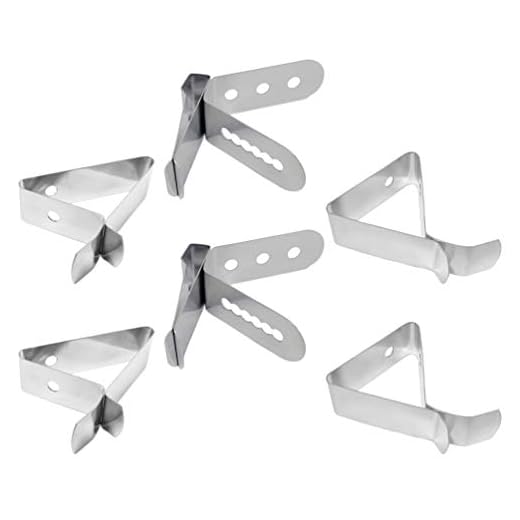 DOITOOL Ersättningstermometer sondklämma universell temperatur läsning termometer grillklämma tillbehör rökare omgivande sond hållare för grill rökare grill ugn 6 st