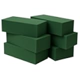 Mindful Design 6-Pack Floral Foam Blocks Dry & Wet for Fresh and Artificial Flowers, 7.8” L x 3.5” W x 2.4” H – Ideal for Weddings, Birthdays, Home, Office, and Garden Decor