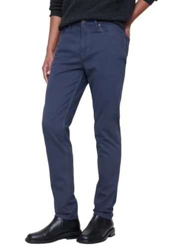 BANANA REPUBLIC Men's Slim Traveler Pant, Slate Blue, 33W x 34L