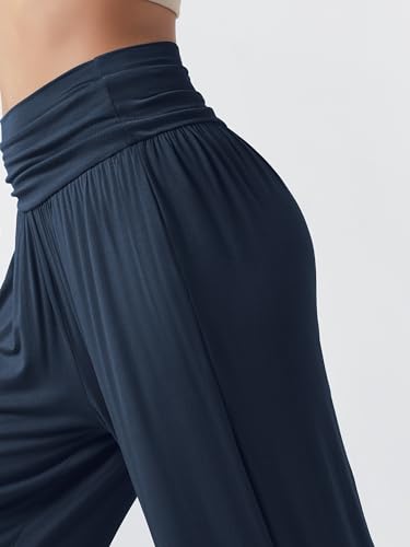 Image of ODODOS Women's Wide Leg Palazzo Lounge Pants with Pockets Light Weight Loose Comfy Casual Pajama Pants-26 /28 /30 inch /32 inch Inseam