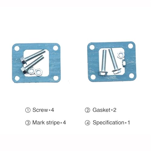 Kit de vannes à lames V364A en carbone pour Kawasaki KX65