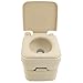 Heng's 2201 Tan Portable Toilet 5 Gallon Capacity
