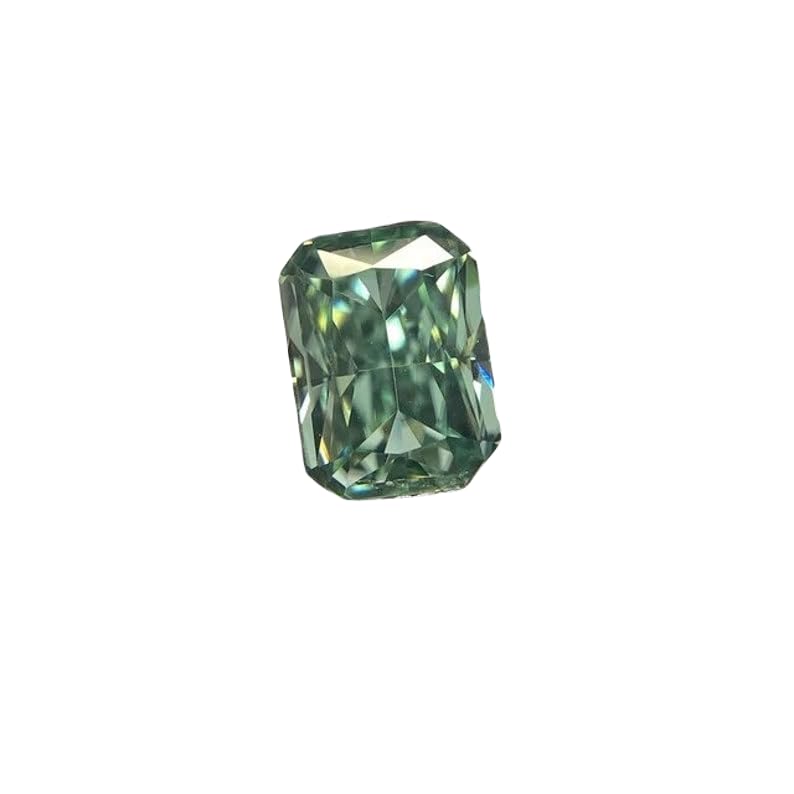 Saphir vert naturel 5x3mm, gemme en forme d'émeraude pour la fabrication de bijoux et pendentifs