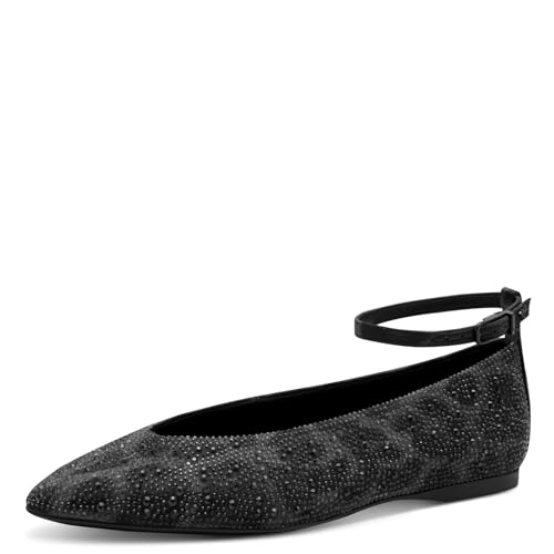 Tamaris Ballerines pour Femme 1-22162-45, Gris léopard, 38 EU