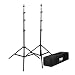 Fovitec - 1x 7'6" VR Gaming Lighthouse Mount Stand Kit - [HTC Vive and Oculus Rift Compatible][Adjustable Ball Heads][Includes Carrying Bag]