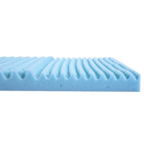 Flash Furniture 2" 5-Zone Cooling Gel Mattress Topper, King by Flash Furniture - Used condition - Image 8