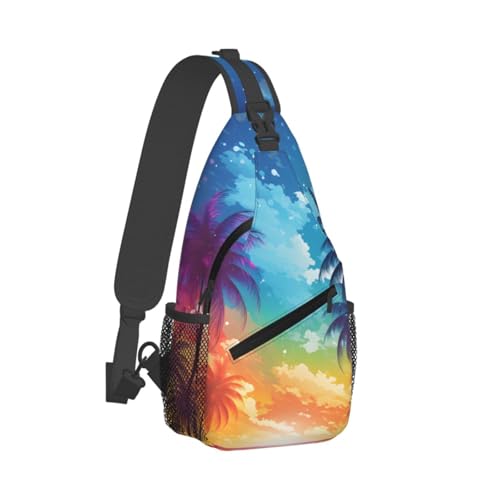 Bolso Bandolera Unisex Estilo Playa Tropical Ligero miniatura 2