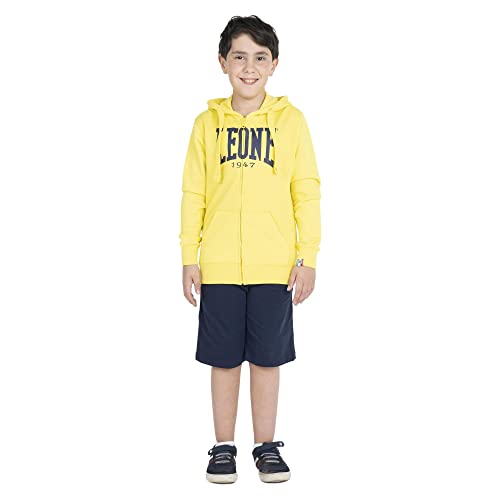 Sweat zippé enfant LEONE jaune XS fini les pulls difficiles à enfiler - 2