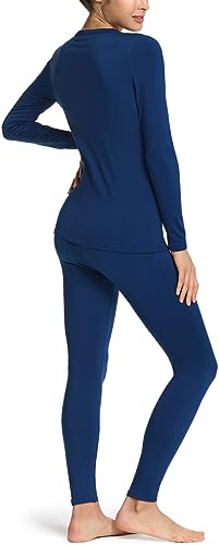 TSLA Women's Thermal Underwear Set, Soft Fleece Lined Long Johns, Winter Warm Base Layer Top & Bottom2