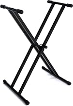 Manufactured for Yamaha by authorized partner of Yamaha Corporation of America X-style keyboard stand 6 lockable heights Assembly required