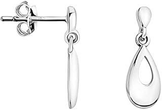 SOFIA MILANI - Women's Earrings 925 Silver - Oval Stud Earrings - 20542