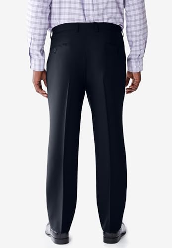 KingSize Men's Big & Tall Tall Easy Movement Pleat-Front Expandable Dress Pants2