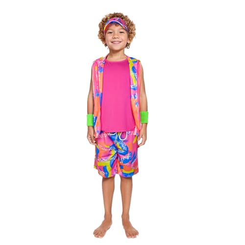 Disfraz Retro 80s 90s para Niños, 5 Piezas miniatura 2