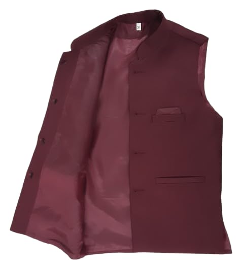 Image of BABY BOSS Stylish & Soft Sleeveless Waistcoat Nehru Jacket for Kids Boys