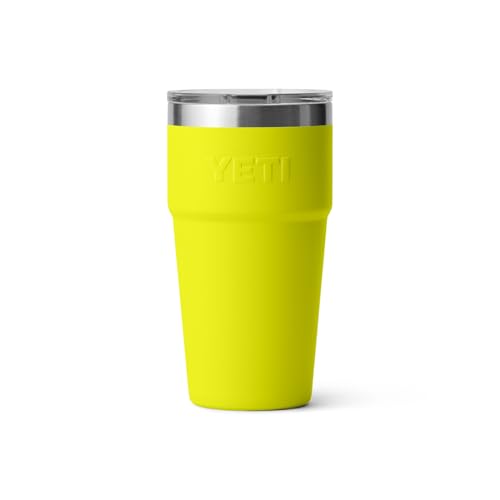 Image of YETI Rambler 20 oz Stackable Tumbler, Stainless Steel, Vacuum Insulated with MagSlider Lid