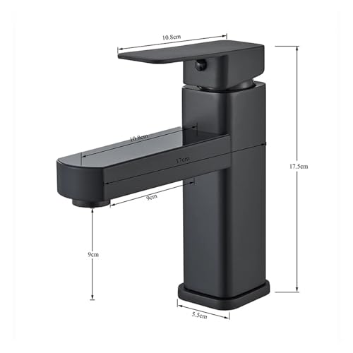 Grifo de lavabo inteligente para baños modernos con control de temperatura LCD 4